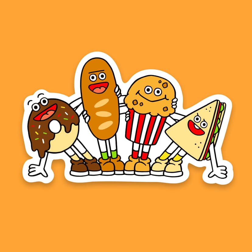 ステッカー「ハイッ！パンポーズ！」（非耐水） – KAMENOCO SHOP