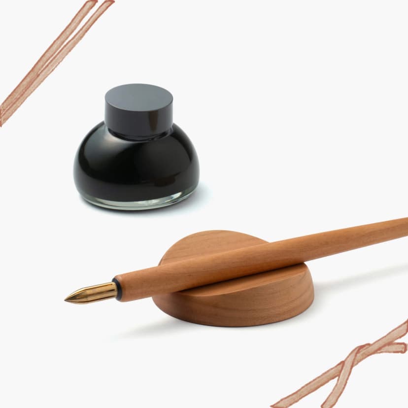 Gift set - Metal nib x Pen rest カキモリのギフトセット – Kakimori
