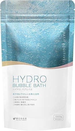 Amazon.co.jp: 富氢浴盐 HYDROBubbath 1000g 高浓度 1.4ppm 约30次份量 : 美容化妆
