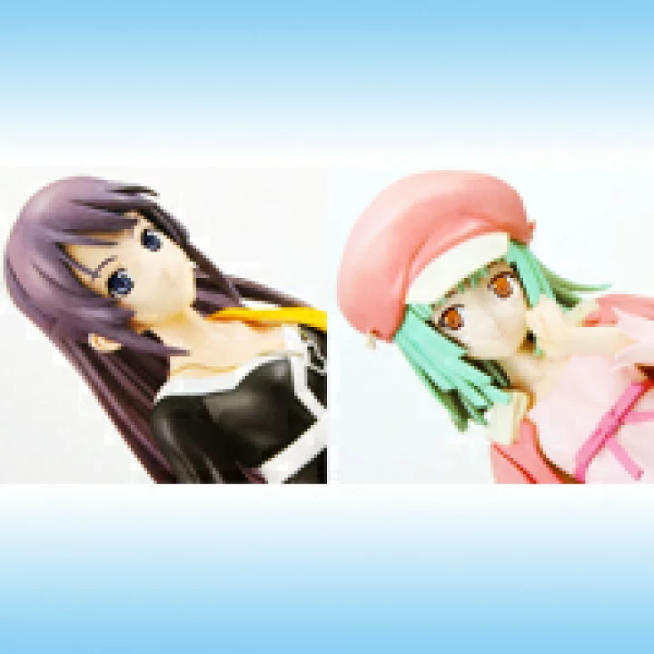 【楽天市場】偽物語 ひたぎ＆翼フィギュア ニセモノガタリ アニメ プライズ タイトー （全２種フルコンプセット＋ポスターおまけ付き） 【即納】【05P03Dec16】：トレジャーマーケット