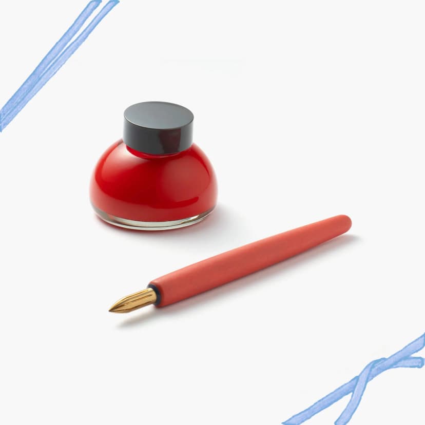 Gift set - Mini holder x Metal nib – Kakimori