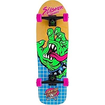 【楽天市場】【中古】【輸入品・未使用】Santa Cruz Old School スケートボード コンプリート Meek OG スラッシャーハンド 9.7インチ x 31.7インチ：スカイマーケットプラス