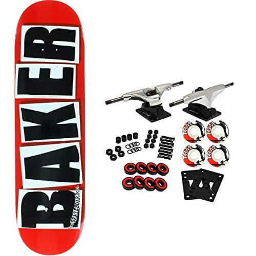 【楽天市場】【中古】【未使用・未開封品】Baker スケートボード コンプリート ブランド ロゴ レッド/ブラック 8.4インチ：AJIMURA-SHOP
