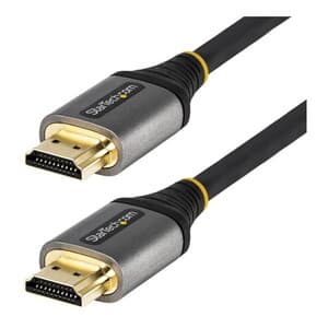 StarTech HDMMV4M グレー&ブラック [プレミアムハイスピードHDMI2.0ケーブル (4m/4K60Hz/Premium認証/イーサネット対応/HDR10、ARC/オス・オス/UHD High Speed HDMIモニターケーブル)] | 激安の新品・型落ち・アウトレット 家電 通販 XPRICE - エクスプライス (旧 PREMOA - プレモア)