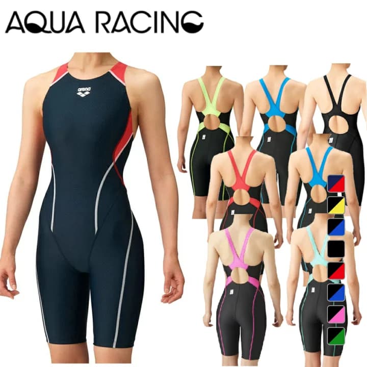 【楽天市場】最大10％OFFクーポン 【9/18～9/25】 アリーナ レディース 水泳 競泳水着 セイフリーバックスパッツ AQUARACING Fina承認 ARN-2050W arena：アルペン楽天市場店