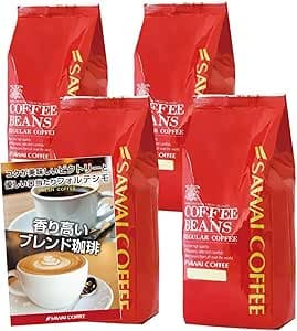 澤井珈琲 コーヒー 専門店 2種類 (ビクトリーブレンド/ブレンドフォルティシモ) セット 1.6kg (400g x 4) 160杯分 【 中挽き 】 コーヒー粉